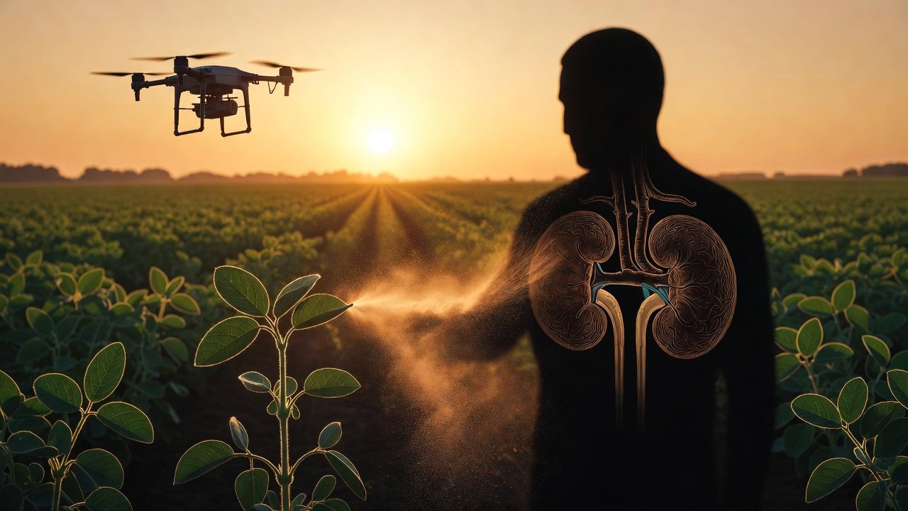 perigos do glifosato na alimentação